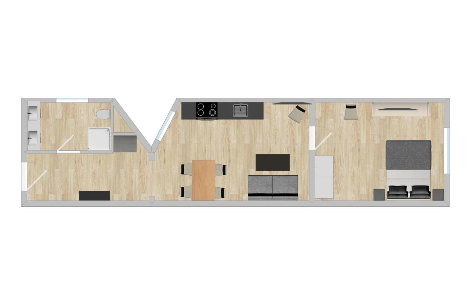 Appartement Hozo2-exklusiv Der Roze Living Coblence